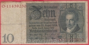 Německo - 10 Reichsmark 22.1.1929 - série O-B