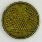 Německo - 10 Reichspfennig 1934 D