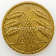 Německo - 10 Reichspfennig 1936 D