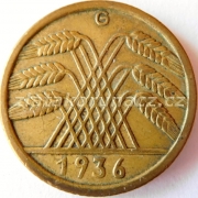 Německo - 10 Reichspfennig 1936 G
