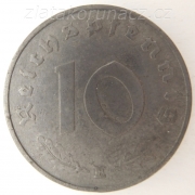 Německo - 10 Reichspfennig 1943 E