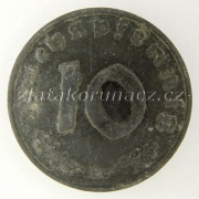 Německo - 10 Reichspfennig 1944 E
