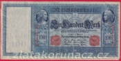 Německo - 100 mark 21.4.1910 - série E-červený