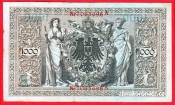 Německo - 1000 mark 21.4.1910 - série A-Z-červená