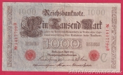 Německo - 1000 mark 21.4.1910 - série B-C-červená