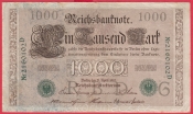Německo - 1000 mark 21.4.1910 - série D-G-zelená