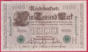 Německo - 1000 mark 21.4.1910 - série D-H-zelená
