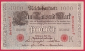 Německo - 1000 mark 21.4.1910 - série F-K-červená