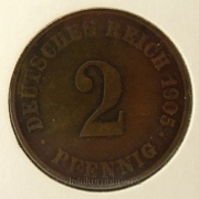 Německo - 2 Reich Pfennig 1905 J