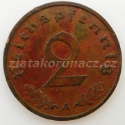 Německo - 2 Reichspfennig 1936 A