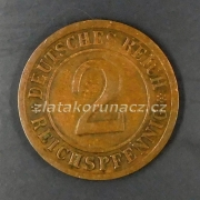 Německo - 2 Reichspfennig 1936 D