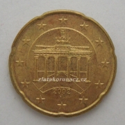 Německo - 20 Cent 2002J