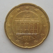 Německo - 20 Cent 2003A