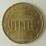 Německo - 20 Cent 2005 D