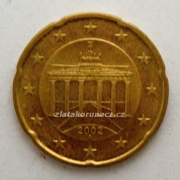 Německo - 20 Cent 2002 A