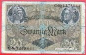 Německo - 20 mark 5.8.1914 - série C