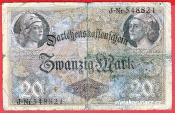 Německo - 20 mark 5.8.1914 - série J