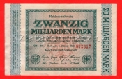 Německo - 20 Miliarden mark 1.10.19236 - série CD-30