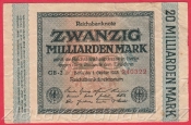 Německo - 20 Milliarden mark 1.10.1923 - série GB-2
