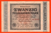 Německo - 20 Milliarden mark 1.10.1923 - série VD-23