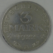 Německo - 3 Mark 1922 A