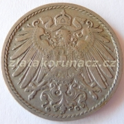 Německo - 5 Reich Pfennig 1895 G