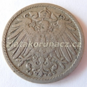 Německo - 5 Reich Pfennig 1898 G