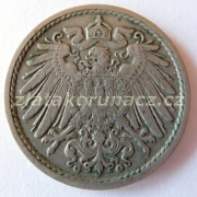 Německo - 5 Reich Pfennig 1905 G
