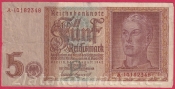 Německo - 5 Reichsmark 1.8.1942 - série A-P,8 m.č