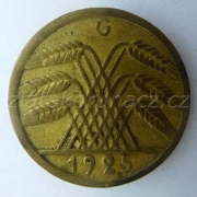Německo - 5 Reichspfennig 1925 G