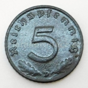 Německo - 5 Reichspfennig 1942 D