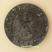 Německo - 5 Reichspfennig 1943 B