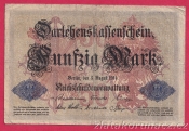 Německo - 50 mark 5.8.1914 - série N