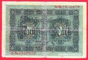 Německo - 50 mark 5.8.1914 - série S