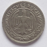 Německo - 50 Reichspfennig 1927 D