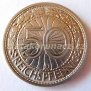 Německo - 50 Reichspfennig 1937 D