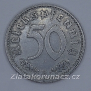 Německo - 50 Reichspfennig 1939 E - Hliník