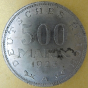 Německo - 500 Mark 1923 A