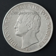 Německo - Sasko - 1 tolar 1857 F