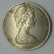 New Zealand - 50 cent 1967