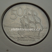 New Zealand - 50 cents 1980