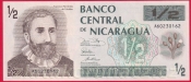 Nicaragua - 1/2 Cordoba 1991