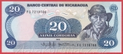 Nicaragua - 20 Cordobas 1985