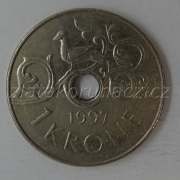 Norsko - 1 krone 1997