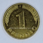 NSR - 1 Pfennig 1987 F zlacený