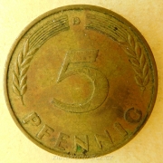 NSR - 5 Pfennig 1969 D