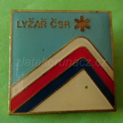 Odznak - Lyžař ČSR - modrý