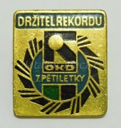 OKD - držitel rekordu - 7. pětiletky - Zelený