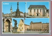 Olomouc - budova s obchody, orloj