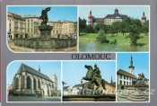 Olomouc - pohled na sochy